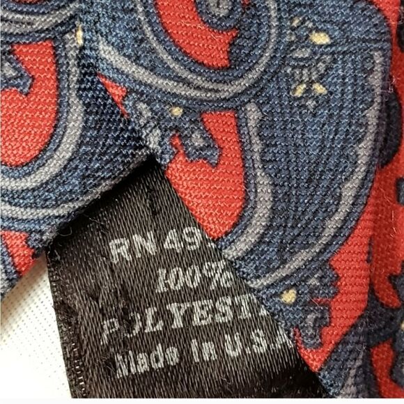 VINTAGE HOUSE OF ARDEN Classic PAISLEY Neck Tie - Picture 3 of 4